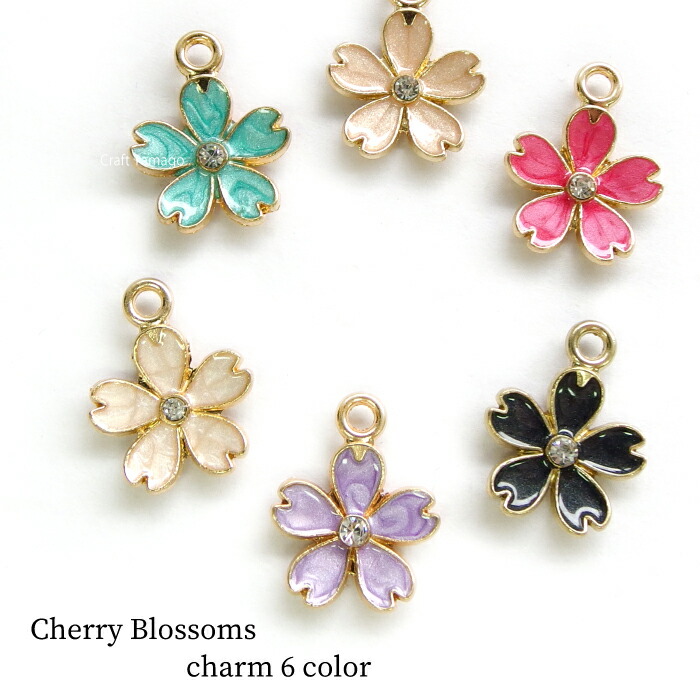 楽天市場】チャームパーツ いちご 苺 ゴールド金具 10個 資材 素材