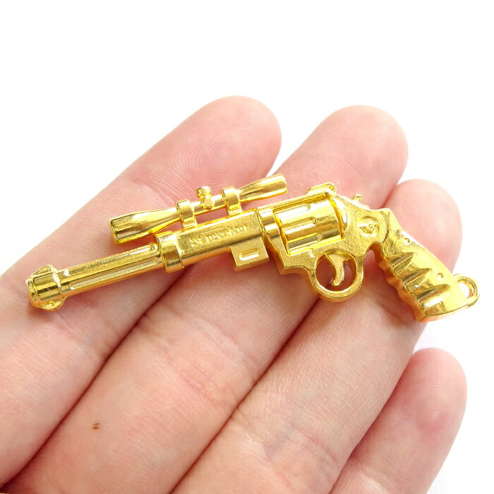楽天市場 10個 金属チャーム スナイパーライフル ゴールド 58 30 ピストル 拳銃 武器 リボルバー 鉄砲 男の子 サバイバル サバゲ 資材 アクセサリーパーツ 手作り 材料 ハンドメイド 卸 手芸 Craft Tamago クラフトタマゴ