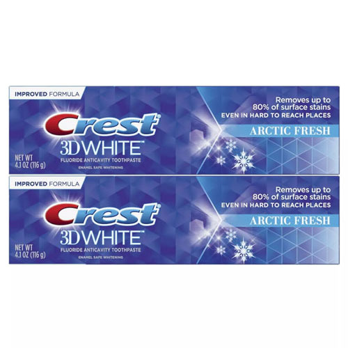 楽天市場 ポイント５倍 送料無料 クレスト 3d ホワイト アークティックフレッシュ ホワイトニング アイシークールミント 歯磨き粉 116g お得な ２本セット Crest アメリカ Asahical Llc