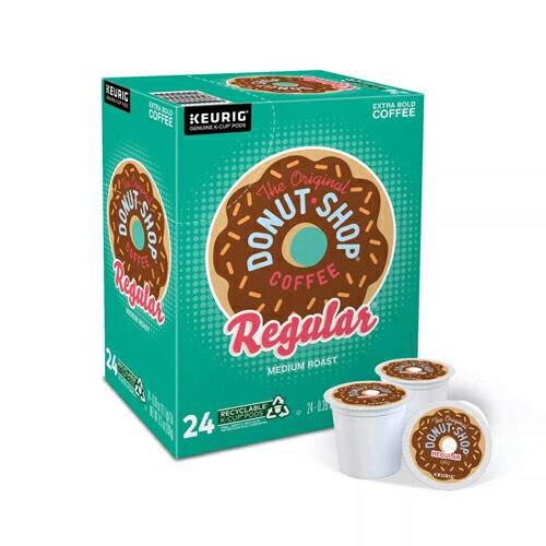 【送料無料】 キューリグ K-CUP(Kカップ) オリジナルドーナッツショップ レギュラー ミディアムロースト コーヒー 24個入 Original Donut Shop アメリカ