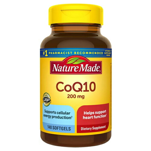 ネイチャーメイド コエンザイム Q10 美容 ソフトジェル 0mcg 140粒 １４０日分 Nature Made Coq10 サプリメント ビタミン アメリカ 本物品質の