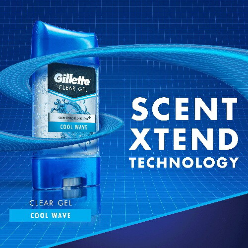 最大80 Offクーポン ジレット Gillette メンズ クールウェーブ クリア ジェル 制汗剤 デオドラント 107g 海外 アメリカ Qdtek Vn