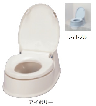 アロン化成 安寿 腰掛便座 簡易設置型洋式トイレ サニタリエース HG 両用式 介護商品 534-113 アイボリー 534-114 ライトブルー 住まいのトイレを工夫して使う｜アサヒ衛陶【公式】　店 14,179円