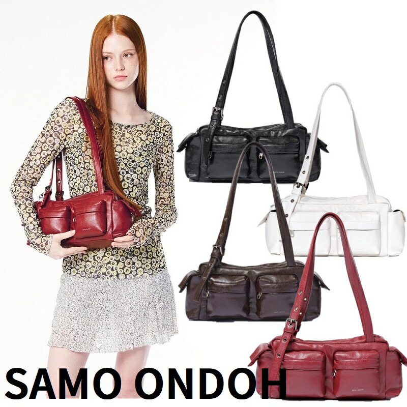 [SAMO ONDOH] pocket utility bag M goat 4Color ユーティリティバッグ ゴートレザー 韓国ブランド シンプル おしゃれ レディース メンズ 新作 人気 トレンド プレゼント 実用的 4色 16,125円