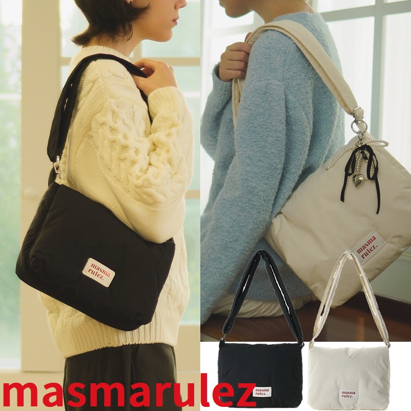[masmarulez] [韓国人気] Plumpy padded cross bag 2Color クロスバッグ パッドデザイン 韓国ブランド おしゃれ シンプル レディース メンズ 新作 人気 トレンド プレゼント 2色｜あさひみ 8,496円