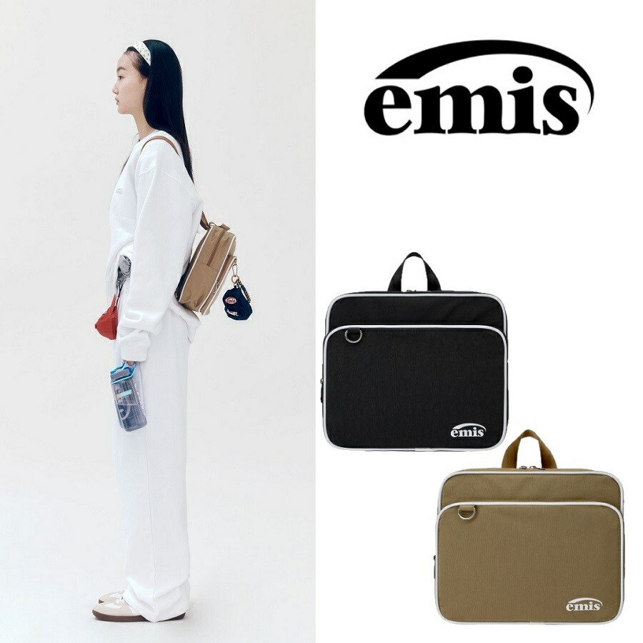 楽天市場】EMIS (エミス) 韓国人気 EMIS HOBO BAG-BLACK