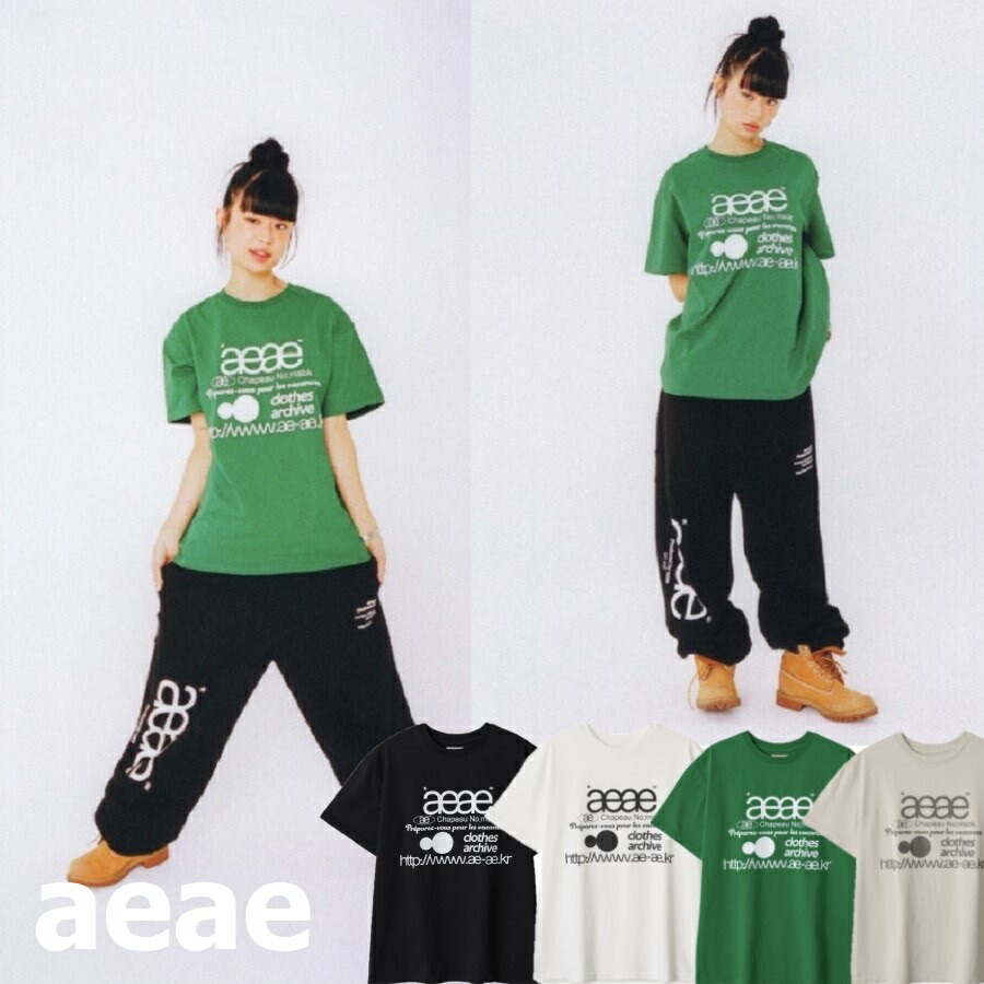 ●AEAE●WEB LOGO T-SHIRTS 7色 ロゴ Tシャツ 男女兼用 人気 楽天市場】aeae (エーイーエーイー) 韓国の人気ファッション WEB