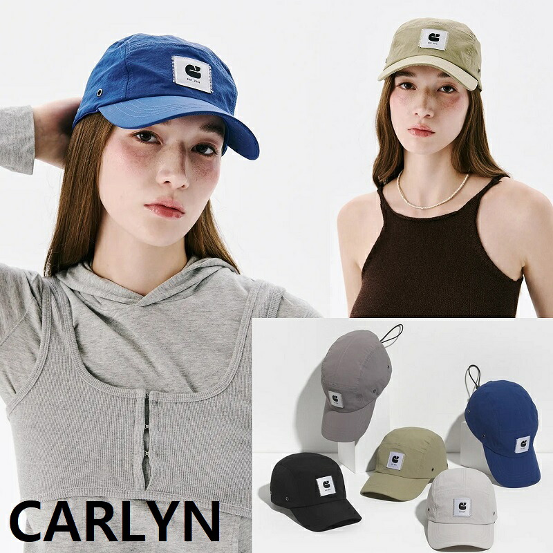 CARLYN（カーリン）ナイロンストリングキャップ 5色展開 韓国人気ファッション トレンド おしゃれ ユニセックス 高品質 軽量 調節可能 韓国ブランドアイテム