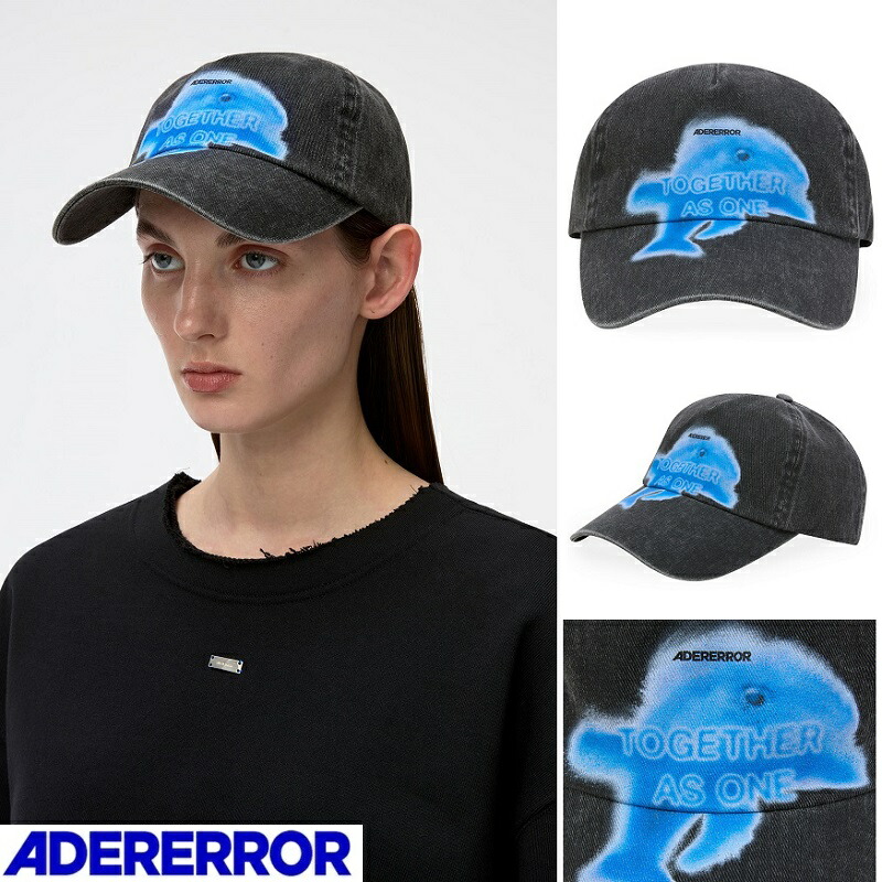 ADER ブラック ロゴキャップ ADER ブラック ロゴキャップ