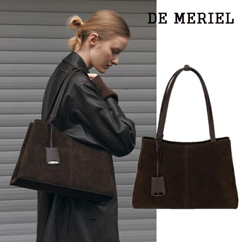 DE MERIEL（ドゥメリエル） Serena Shopper Bag セリーナ ショッパーバッグ 【日本未発売】 韓国ファッション 限定品 人気 完売必須 トートバッグ 大容量 ユニセックス