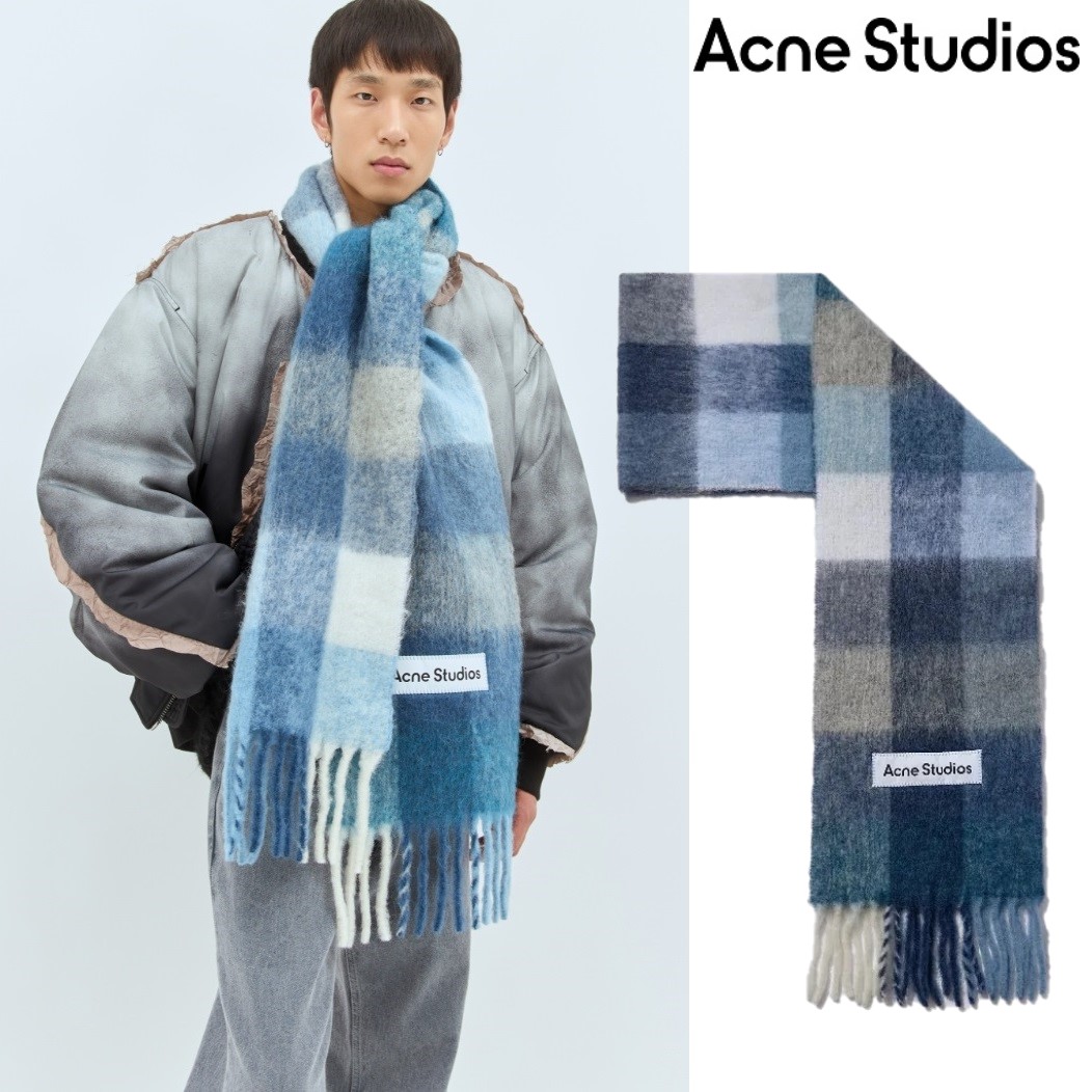 楽天市場】アクネ ストゥディオズ ACNE STUDIOS マフラー CHECK LOGO