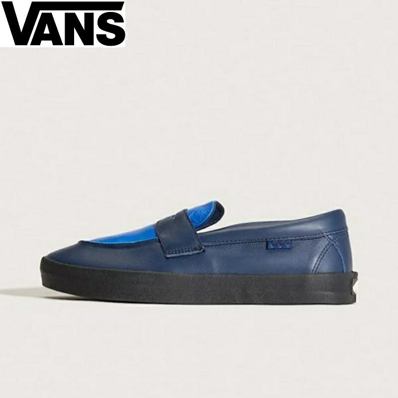 VANS(バンズ) Skate Loafer スケートローファー ネイビー/ロイヤルブルー 韓国ファッション 限定品 人気 完売必須 スニーカー ユニセックス
