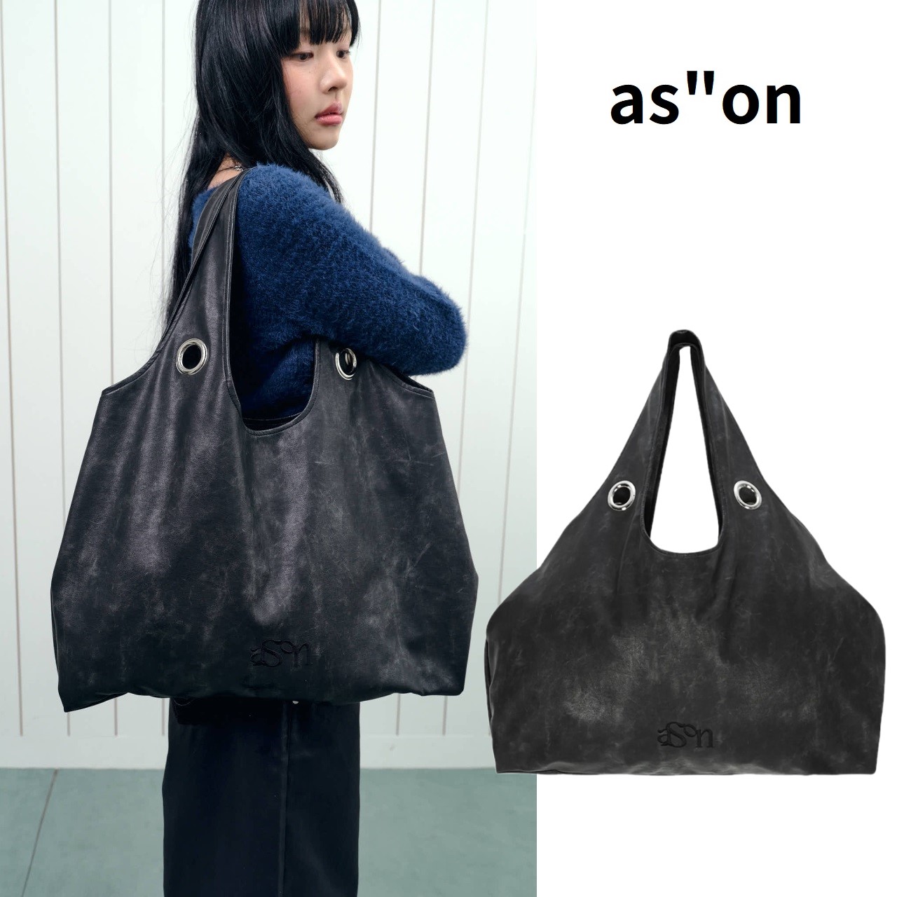 楽天市場】as”on アズオン ショルダーバッグ BONITA BIG BAG カバン 鞄