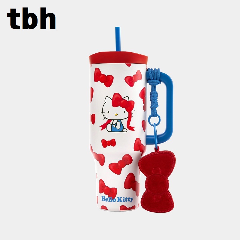 TBH野獣派Sun Kissed ハローキティ変色タンブラー保温新品700ml tbh ハローキティ Sun Kissed 変色保温ストロータンブラー (Hello