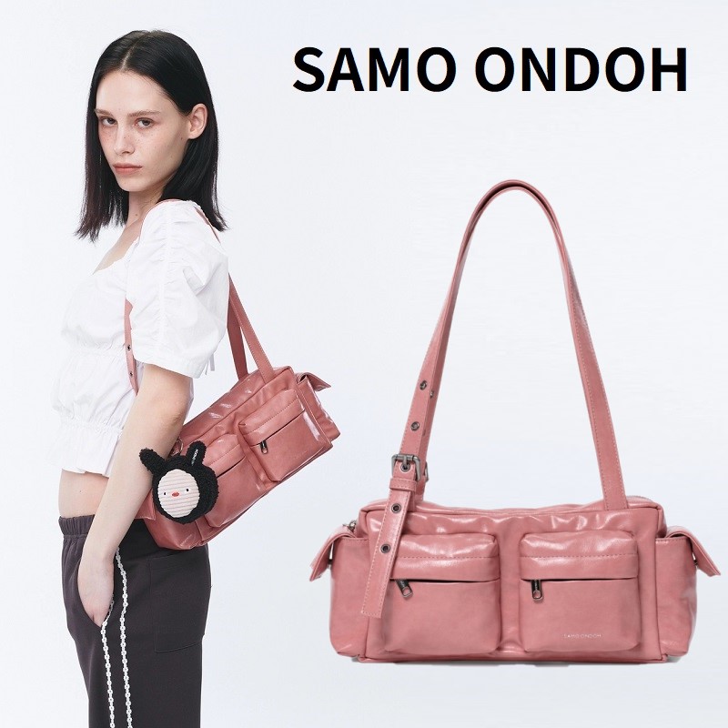 SAMO ONDOH (セイモオンド) pocket utility bag M vampire pink セイモオンド (ポケット ユーティリティバッグ) M ヴァンパイアピンク 韓国ファッション 人気 完売必須 バッグ ショルダーバッグ ユーティリティバッグ レディース トレンドアイテム