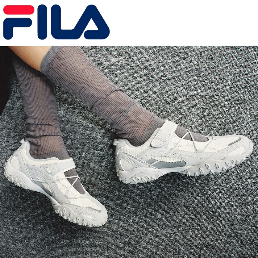 FILA (フィラ) Echappe Velcro V2 Sandals GREY フィラ エシャフェ ベルクロ V2 サンダル グレー FILA サンダル ベルクロ スポーツサンダル グレー エシャフェ 韓国ファッション ユニセックス スポーティー 2026年新作