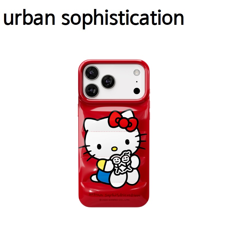 [Urban Sophistication] The Puffer iPhone Case - Hello Kitty BFF [アーバンソフィスティケーション] パファー iPhone ケース ハローキティ BFF アーバンソフィスティケーション iPhoneケース スマホケース ハローキティ サンリオ BFF パファー コラボ 韓国ファッショ｜あさひみ