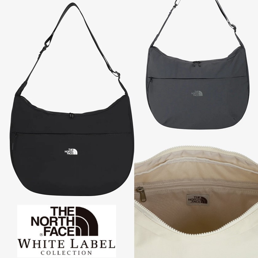 [THE NORTH FACE WHITE LABEL] Linden Hobo Crossbody Bag 3Color リンデン ホーボー クロスボディバッグ 3カラー ザノースフェイス ホワイトレーベル ホーボーバッグ クロスボディバッグ ショルダーバッグ 3カラー 韓国限定 日本未発売 カジュアル デイリーバッグ トレンド