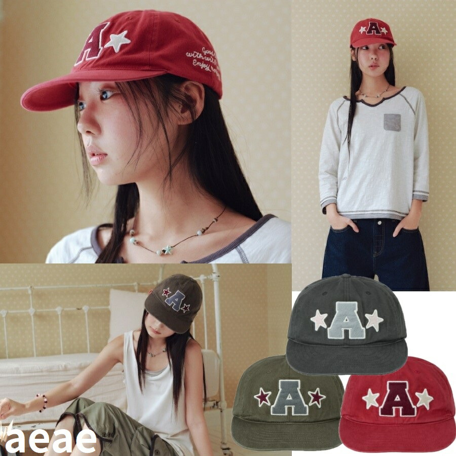 [aeae] 26S/S Washed Capital Logo Cap 3Color [エーイーエーイー] 26S/S ウォッシュド キャピタル ロゴ キャップ 3カラー aeae エーイーエーイー キャップ 帽子 キャピタルロゴ ウォッシュド 26SS 新作 3カラー 韓国ファッション ストリート カジュアル ユニセックス 人気