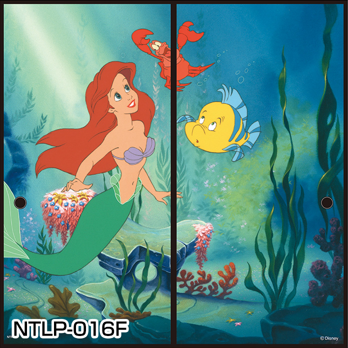 楽天市場 ふすま紙 ディズニー プリンセス アリエル リトル マーメイド The Little Mermaid Ntlp 002f 襖紙 2枚1組 おしゃれ アサヒペン アサヒペンストア楽天市場店