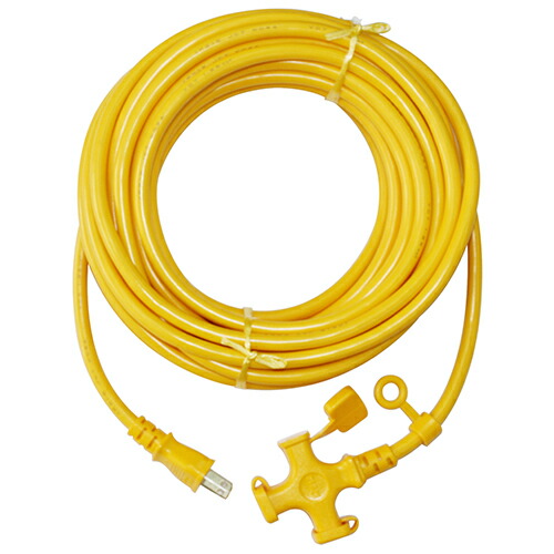 KOWA ソフト延長コード 20m KM07-20キイロ 黄色 イエロー fwsg