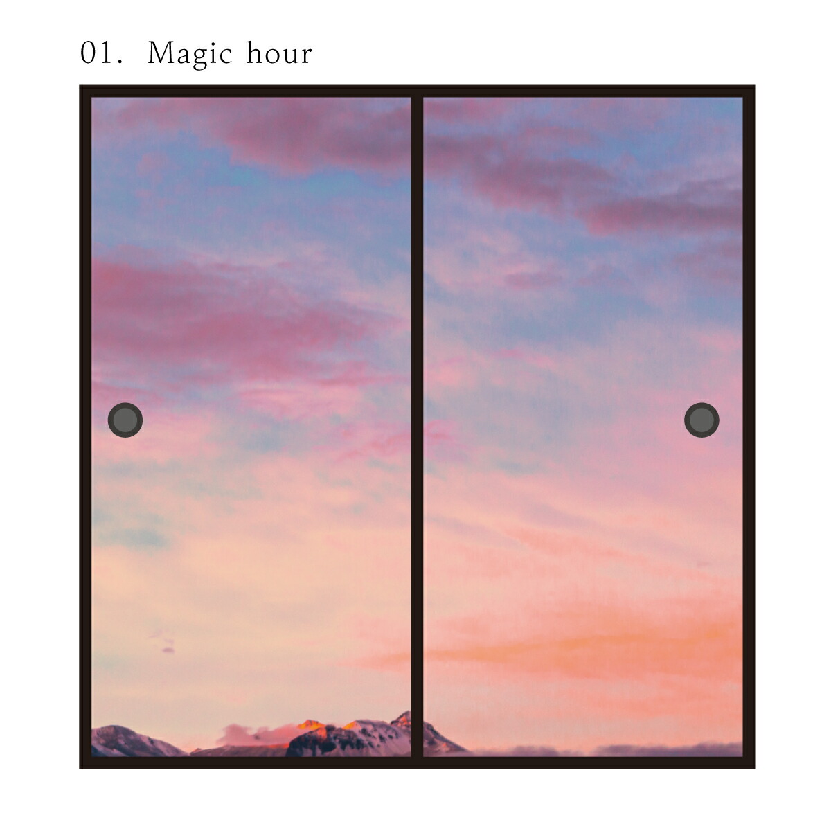 市場 ふすま紙 アサヒペンおしゃれ Sky 01f Magic Hour 91cm 1cm 2枚1組 水で貼るタイプ 空もよう襖紙