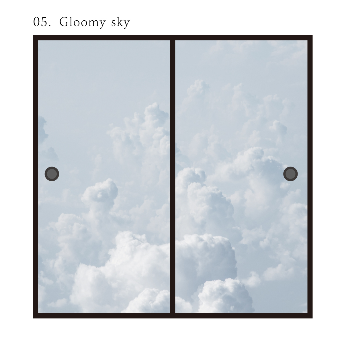 市場 ふすま紙 空もよう襖紙 水で貼るタイプ Sky 05f アサヒペンおしゃれ Sky 2枚1組 Gloomy 91cm 1cm