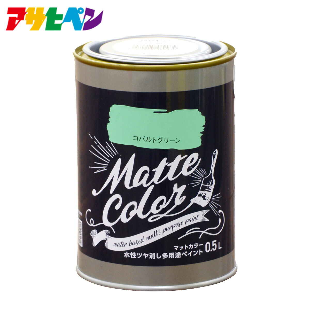 アサヒペン ゴールドコート ６５ＭＬ ゴールド ６缶セット