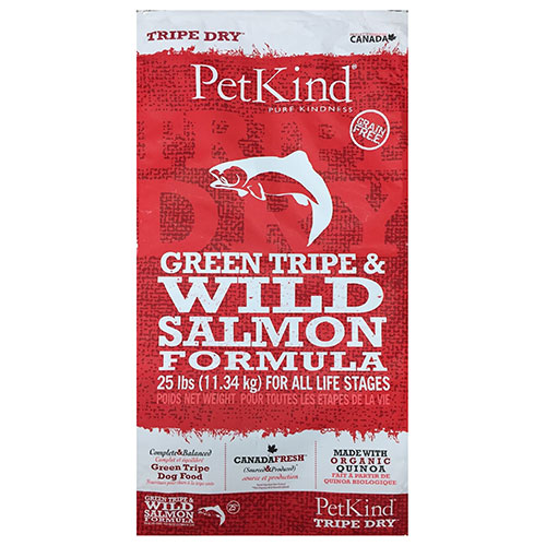 Pet Kind (ペットカインド) トライプドライ グリーントライプ＆ワイルドサーモン 11.34Kg