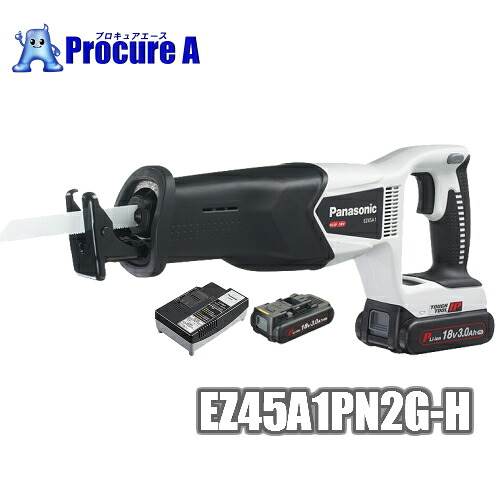 Panasonic/パナソニック EZ45A1PN2G-H(グレー) 充電レシプロソー デュアル(Dual)18V 3.0Ah ＜セット品＞ 電池パック2個・充電器・ケース・金工刃・木工刃 /電動工具/切断/プロ仕様 ●ya513