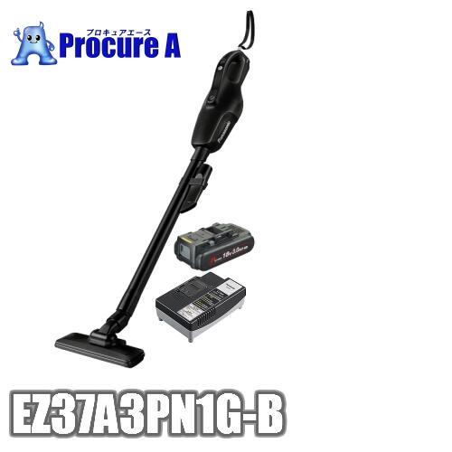 Panasonic/パナソニック EZ37A3PN1G-B（黒/ブラック） 工事用　充電クリーナー Dual 18V 3.0Ah /デュアル/電動工具/小型/軽量/ /掃除機/コードレス/清掃