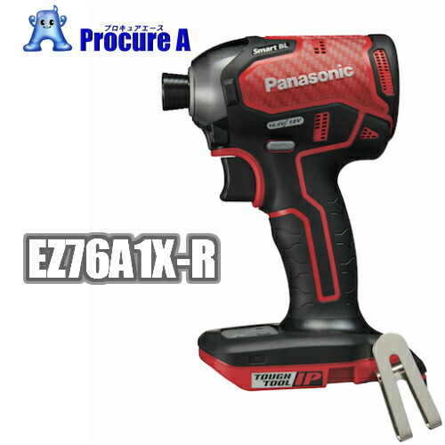 Panasonic/パナソニック EZ76A1X-R 充電インパクトドライバー　Dual　 ※こちらの商品は本体のみです※ 電動工具 プロ用 現場 連続作業 解体 LED 防塵・耐水