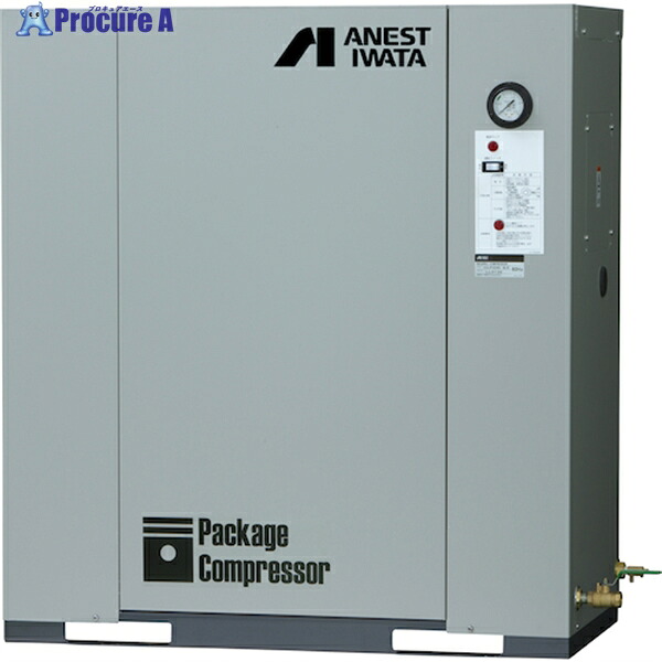 アネスト岩田 レシプロコンプレッサー(給油式) パッケージコンプレッサ 2.2KW 60Hz CLP22EF-14M6 1台 ■▼548-4713 |プロキュアエース