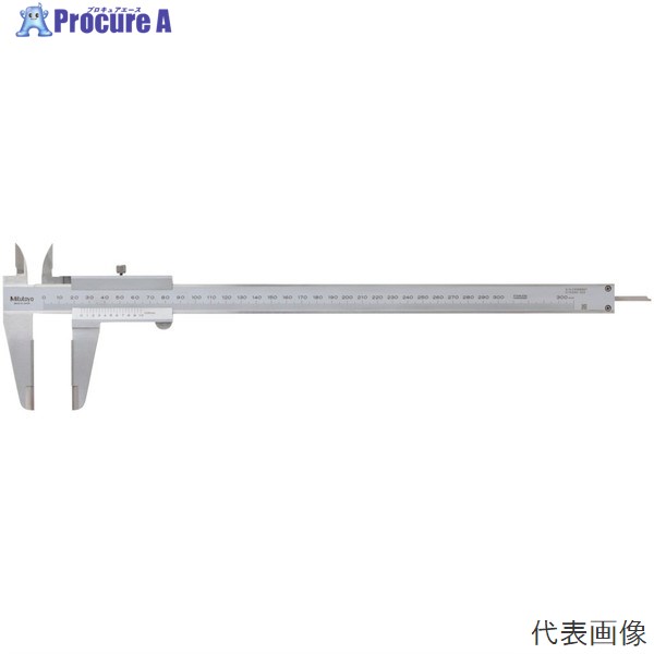 ミツトヨ M型超硬ノギス(530-321)  N20W 目盛面段付 上っ側 内辺 深さ 段差 超硬アロイ●yu501