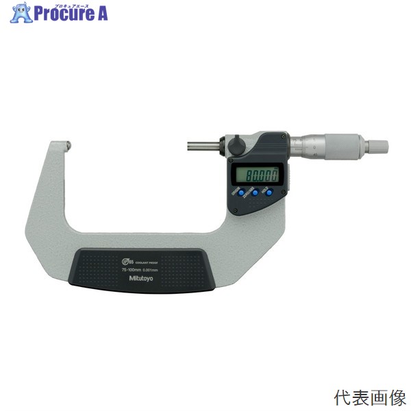 ミツトヨ デジタル片球面マイクロメータ BMS-100MX ▼772-9049 （株）ミツトヨ Mitutoyo●yu501｜プロキュアエース