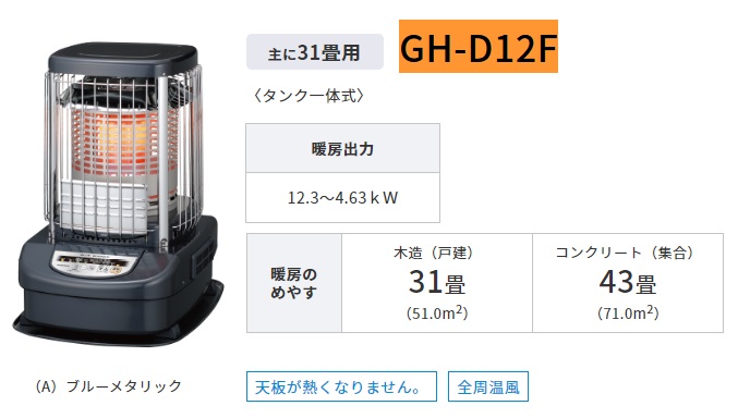 2【新品未使用】GH-D12F ブルーバーナー | rodeosemillas.com