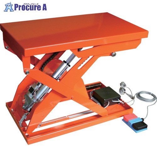 TRUSCO テーブルリフト500kg 電動Bねじ式 回生電流タイプ 800×1050 HDL-L50810V-D2B 1台 ■▼207-6003