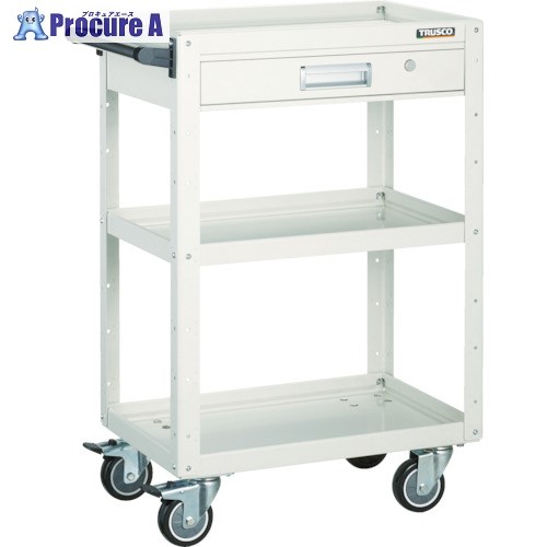 TRUSCO イーグルワゴン 750X500 引出付 ウレタン4輪自在 W色 EGW-773VUJ-W 1台 ▼450-2108