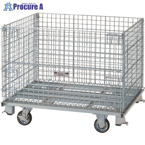 TRUSCO ネットパレット車輪付 1200X1000X1000 700kg TNP-5NS 1台 ■▼462-4122※車上渡し