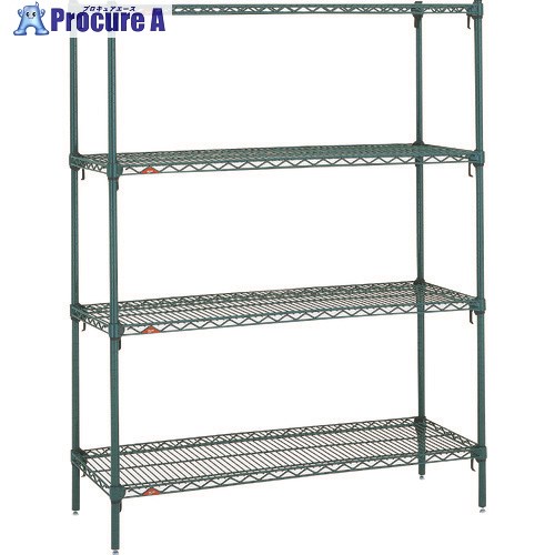 ERECTA スーパーアジャスタブルシール3 A2448NK3間口1212mm×奥ふかさ609mm×高さ1591粍 4段 A2448NK3-63PK3-4 1台 ■▼146-3808 【貨物輸送都度積もり書き】