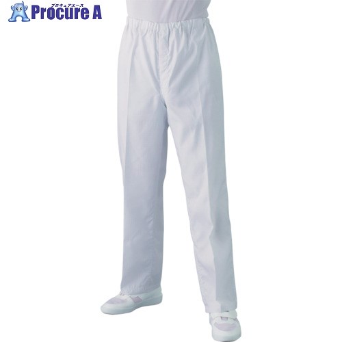 TriApex クリーンスーツ男子パンツ FS312A ホワイト L FS312A-01-L 1本 ■▼351-8414 【代引決済不可】【送料都度見積】