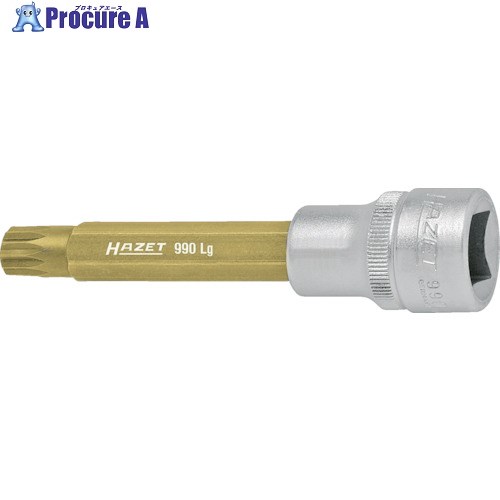HAZET ロングXZNドライバーソケット(差込角12.7mm) 990LG-12 1個 ■▼828-8575 【送料都度見積】