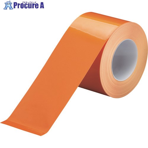 社会的単位 ユニフィットテープ(橙)100×20M 863-659 1巻 ■▼184-1847 【貨物輸送都度積もり書き】
