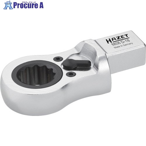 HAZET ヘッド交換式トルクレンチ用 ラチェットボックスエンドレンチインサート 6606D-18 1個 ■▼828-7250 【送料都度見積】|プロキュアエース