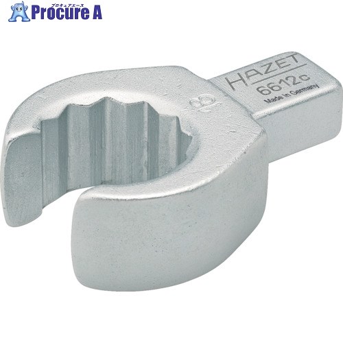 HAZET ヘッド交換式トルクレンチ用 フレアナットレンチインサート 対辺寸法19mm 6612C-19 1個 ■▼828-7263 【送料都度見積】