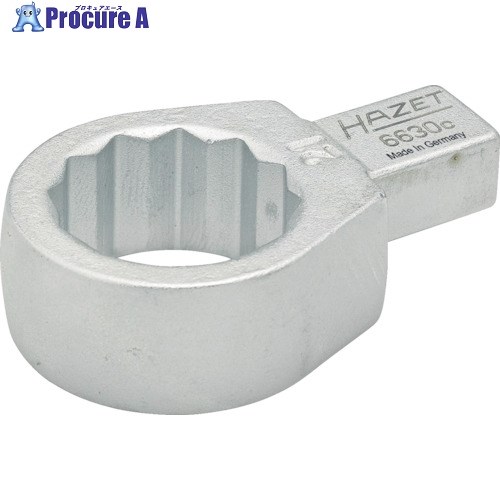 HAZET ヘッド交換式トルクレンチ用 ボックスエンドインサート 対辺寸法30mm 6630D-30 1個 ■▼828-7291 【送料都度見積】