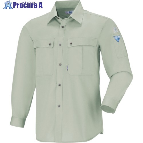 XEBEC 長袖シャツ9293-61-L モスグリーン 9293-61-L 1着 ■▼861-7929 【送料都度見積】