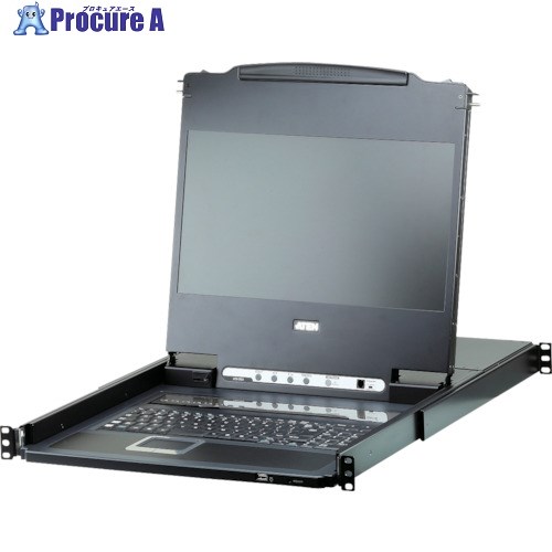 ATEN KVMドロワー 8ポート/USB/DVI/ロングレール/フルHDワイド対応 CL6708MWJJL 1台 ■▼115-2142 |プロキュアエース