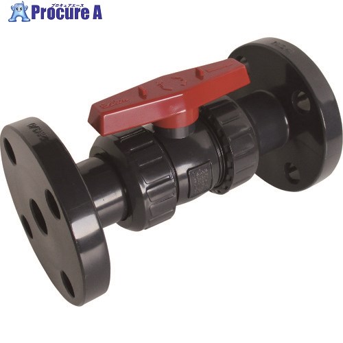 エスロン ボールバルブ禁油 本体材質PVC シール材質FKM JIS10KF 80A B80FXVE 1台 ■▼209-6430 【代引決済不可】【送料都度見積】