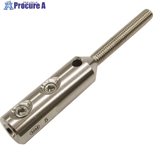 水本 ステンレス ネジ止めターミナルボルト 適合ワイヤー径8mm 左ネジ (1個入) B-2867 1袋 ■▼317-6063 【代引決済不可】【送料都度見積】